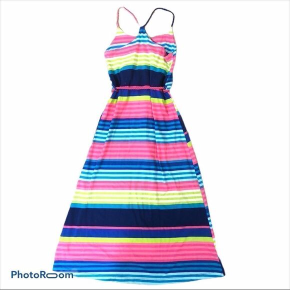 Girls Striped Children’s Place Maxi Dress Size 7/8 - Picture 7 of 7